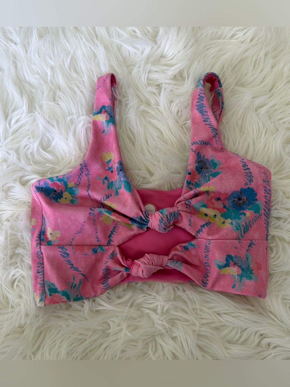 NWOT LoveShackFancy x BeachRiot Crop Top